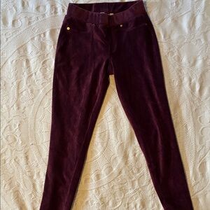 Michael Kors Plum Corduroy Look Pants Petite Small
